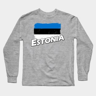 Estonia flag Long Sleeve T-Shirt